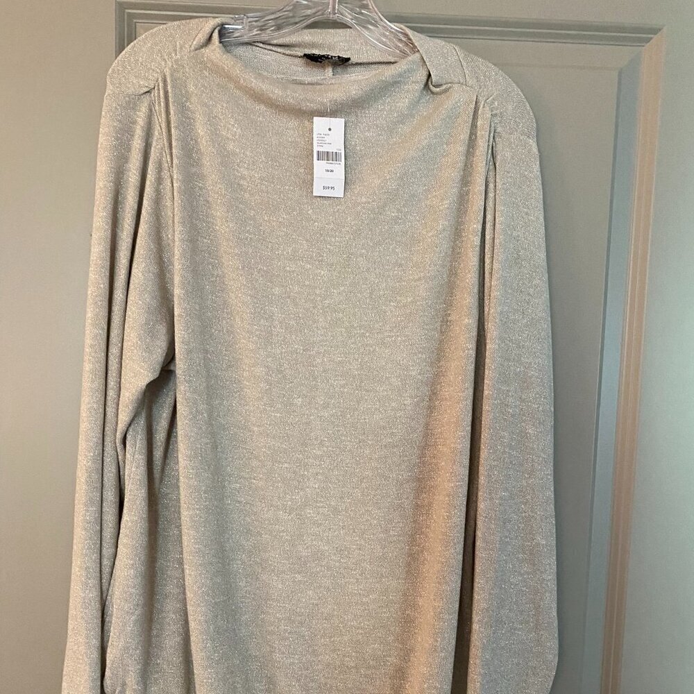 Ivory Metallic Sweater